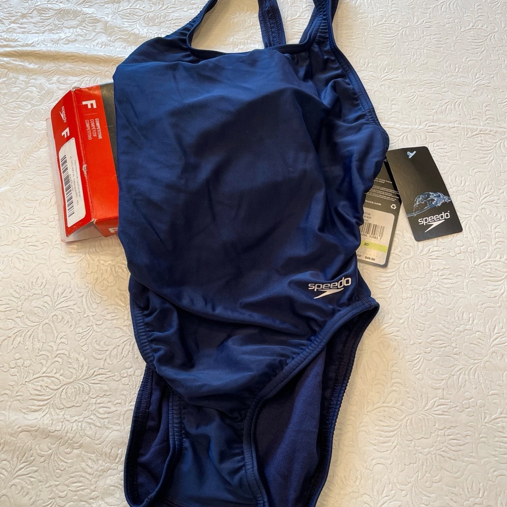 Speedo Navy Blue FL ProLT SUPRO-A Team Navy  NWT